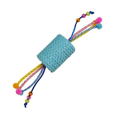 Duvo+ Jolly Blue Roll With Ropes Blue - 22x4,5x4,5cm